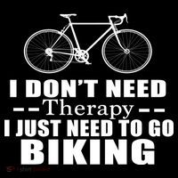 I Don't Need Therapy I Just Need To Go Biking Apron thumb 3
