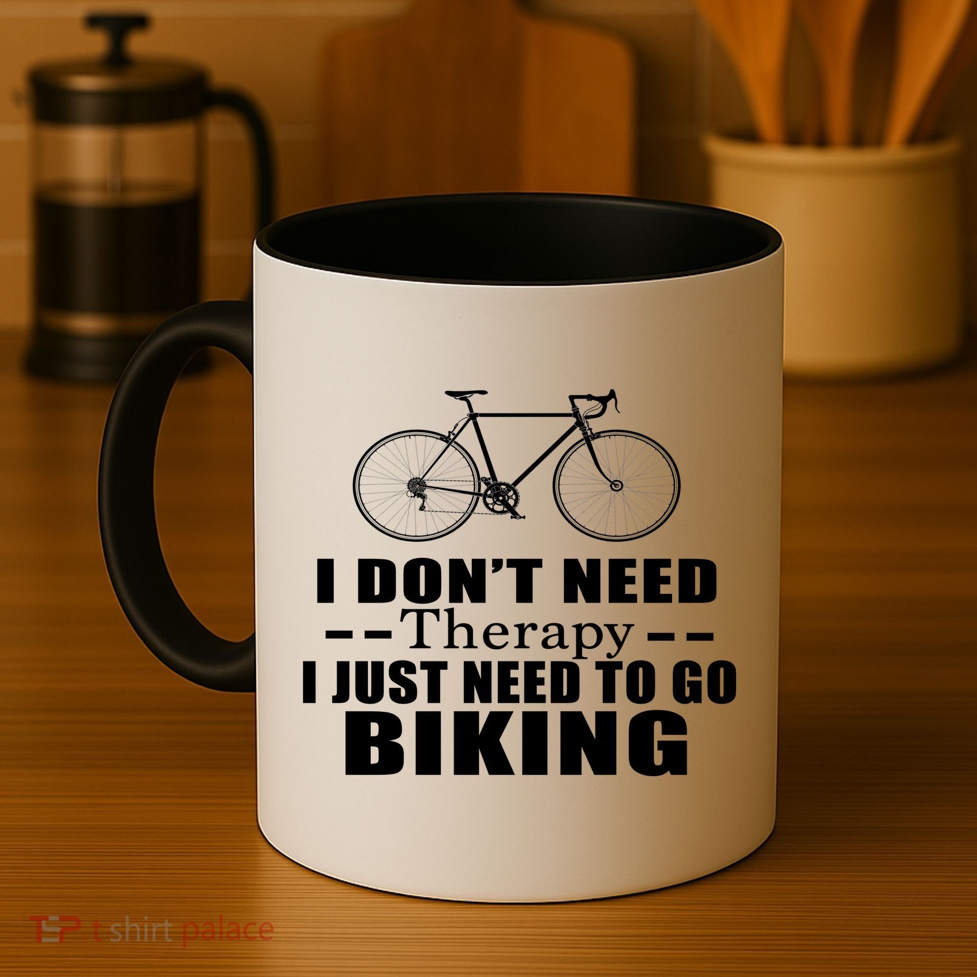 I Don't Need Therapy I Just Need To Go Biking Coffee Mug