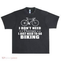 I Don't Need Therapy I Just Need To Go Biking Urban Oversized Heavyweight T-Shirt thumb 0