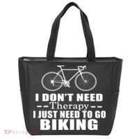 I Don't Need Therapy I Just Need To Go Biking Tote Bag thumb 0