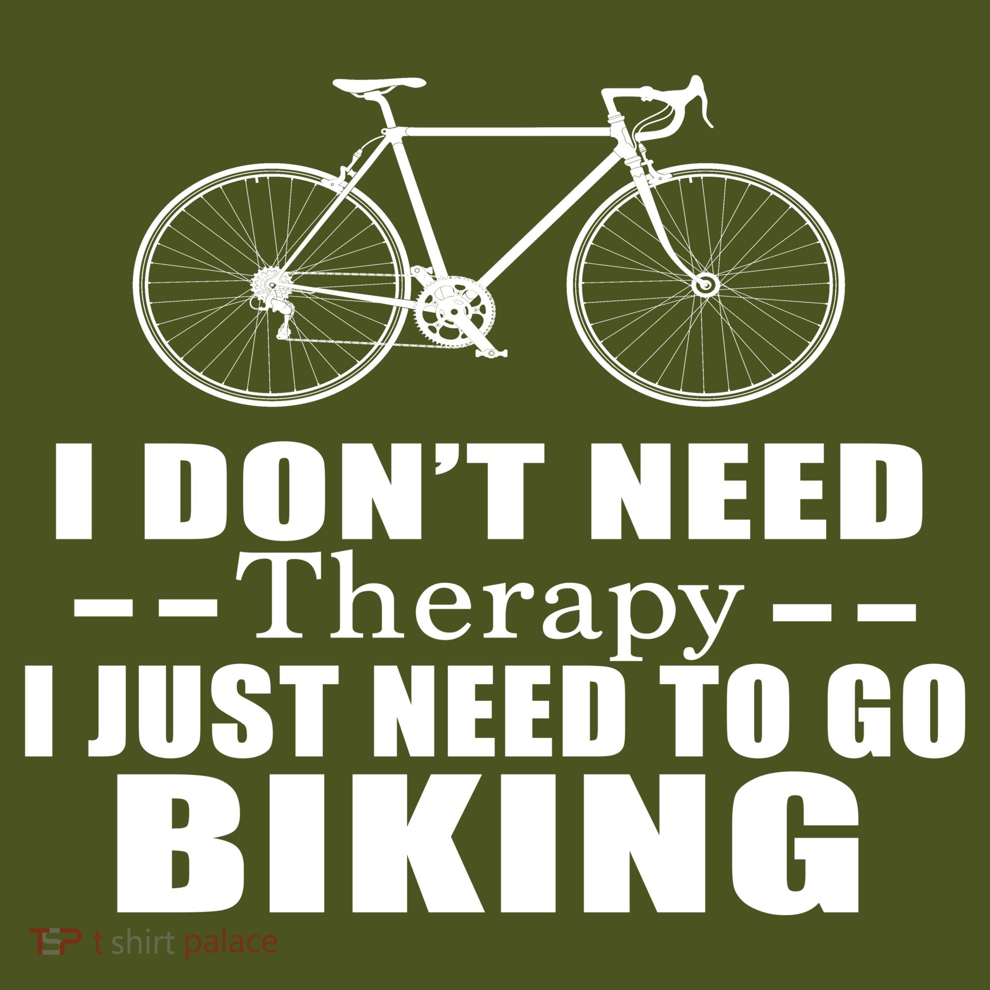I Don't Need Therapy I Just Need To Go Biking Premium T-Shirt