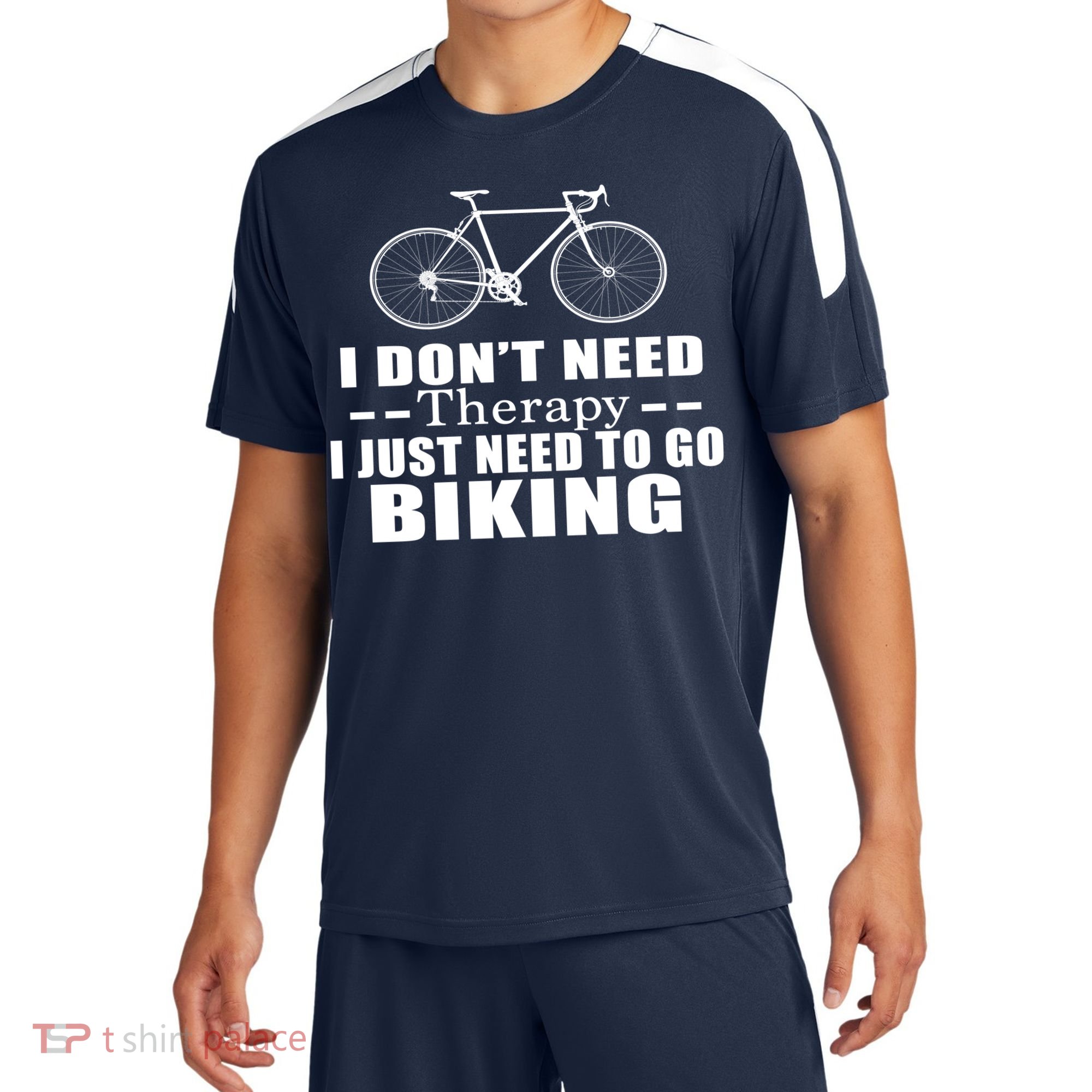 I Don't Need Therapy I Just Need To Go Biking Sport-Tek Competitor United Soccer Jersey
