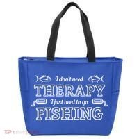 I Don't Need Therapy I Just Need To Go Fishing Tote Bag thumb 0