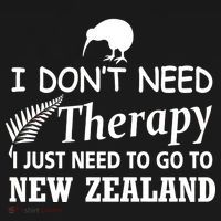 I Don't Need Therapy I Just Need To Go To New Zealand Women's Hoodie thumb 2