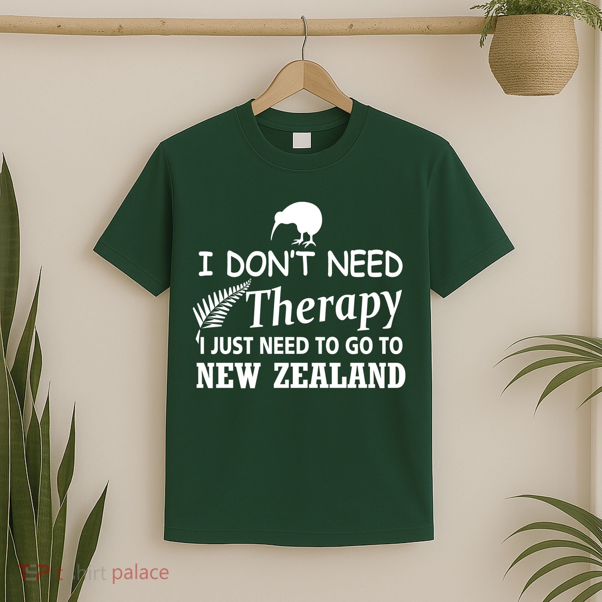 I Don't Need Therapy I Just Need To Go To New Zealand T-Shirt