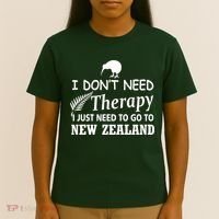 I Don't Need Therapy I Just Need To Go To New Zealand T-Shirt thumb 4