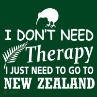 I Don't Need Therapy I Just Need To Go To New Zealand T-Shirt thumb 7