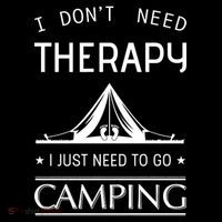I Don't Need Therapy Just Need To Go Camping Ornament thumb 1