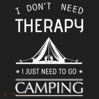 I Don't Need Therapy Just Need To Go Camping Hat thumb 2