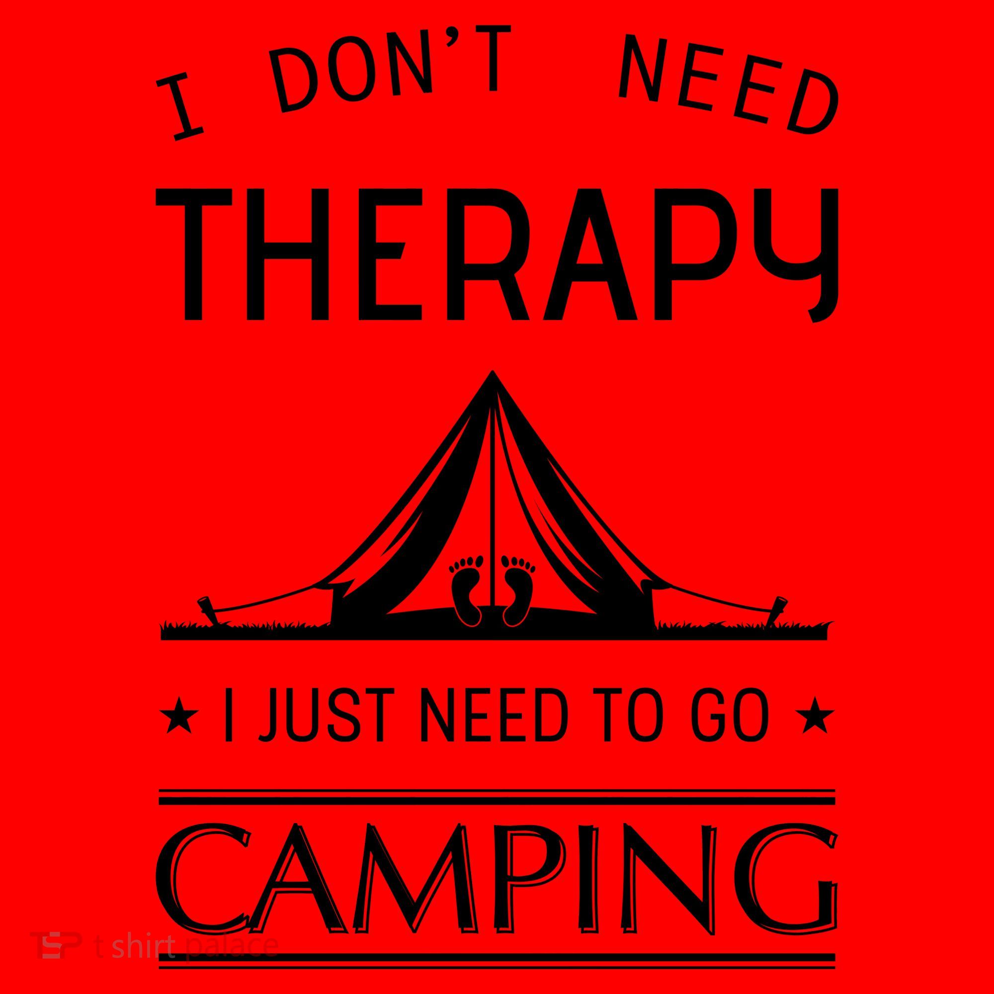 I Don't Need Therapy Just Need To Go Camping Santa Hat