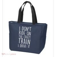 I Don't Ride on the Crazy Train I Drive It Tote Bag thumb 3