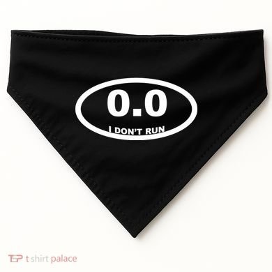 I Don't Run USA-Made Doggie Bandana