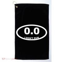 I Don't Run Golf Towel thumb 0
