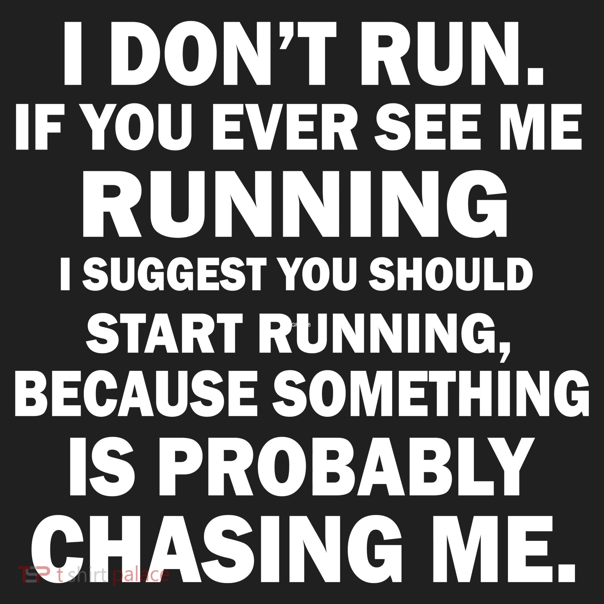 I Don't Run Someone Is Chasing Me Tumbler