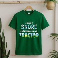 I Don't Snore I Dream I'm A Tractor T-Shirt thumb 2