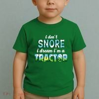 I Don't Snore I Dream I'm A Tractor Toddler T-Shirt thumb 2