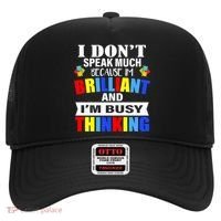 I Don't Speak Much Because I'm Brilliant Autism Hat thumb 0