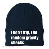 I Don't Trip Random Gravity Checks Beanie thumb 0