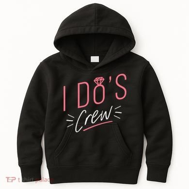 I Do's Crew Bridal Kids Hoodie