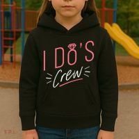I Do's Crew Bridal Kids Hoodie thumb 3