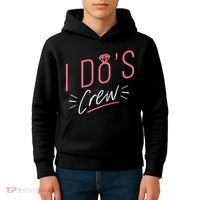 I Do's Crew Bridal Kids Hoodie thumb 4