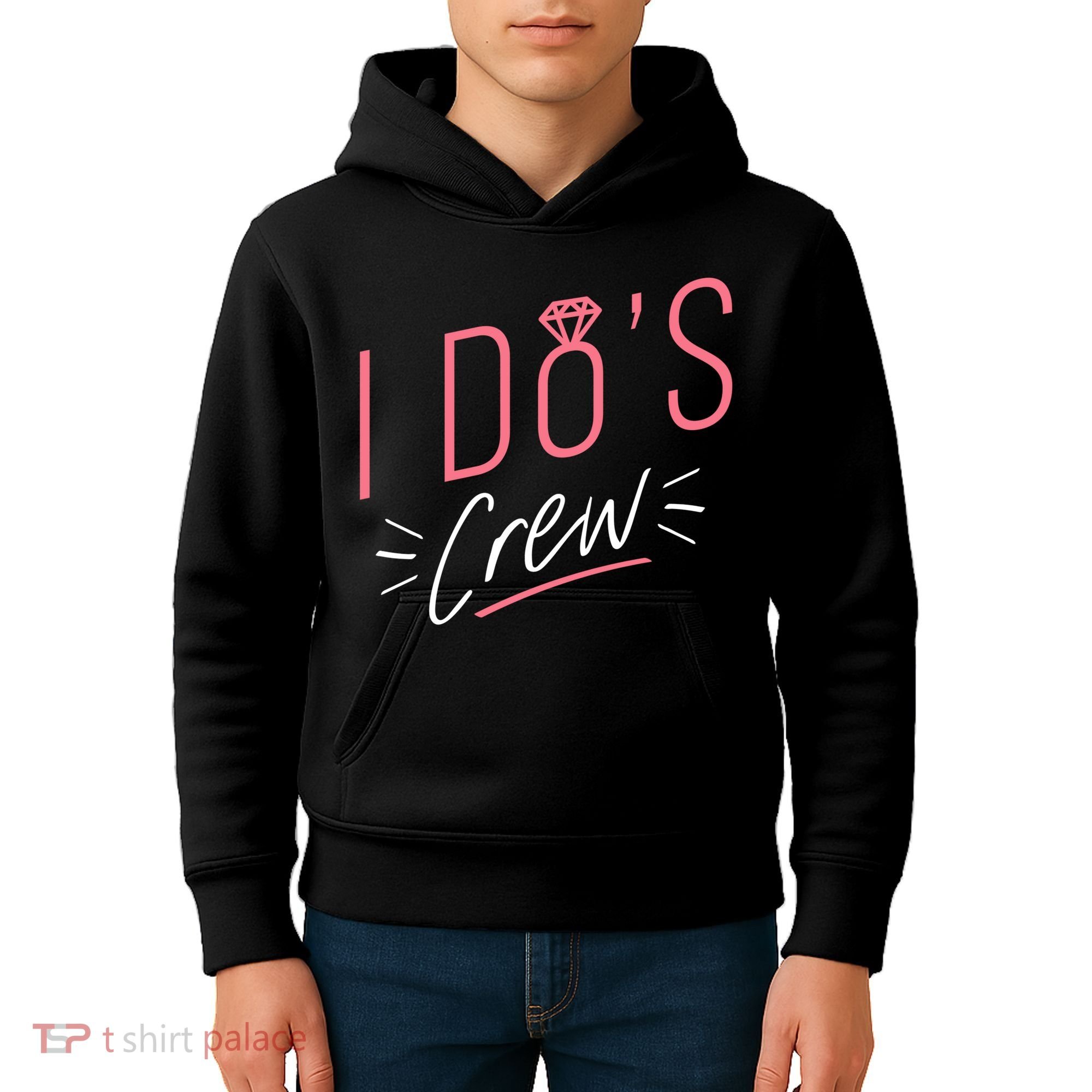 I Do's Crew Bridal Kids Hoodie