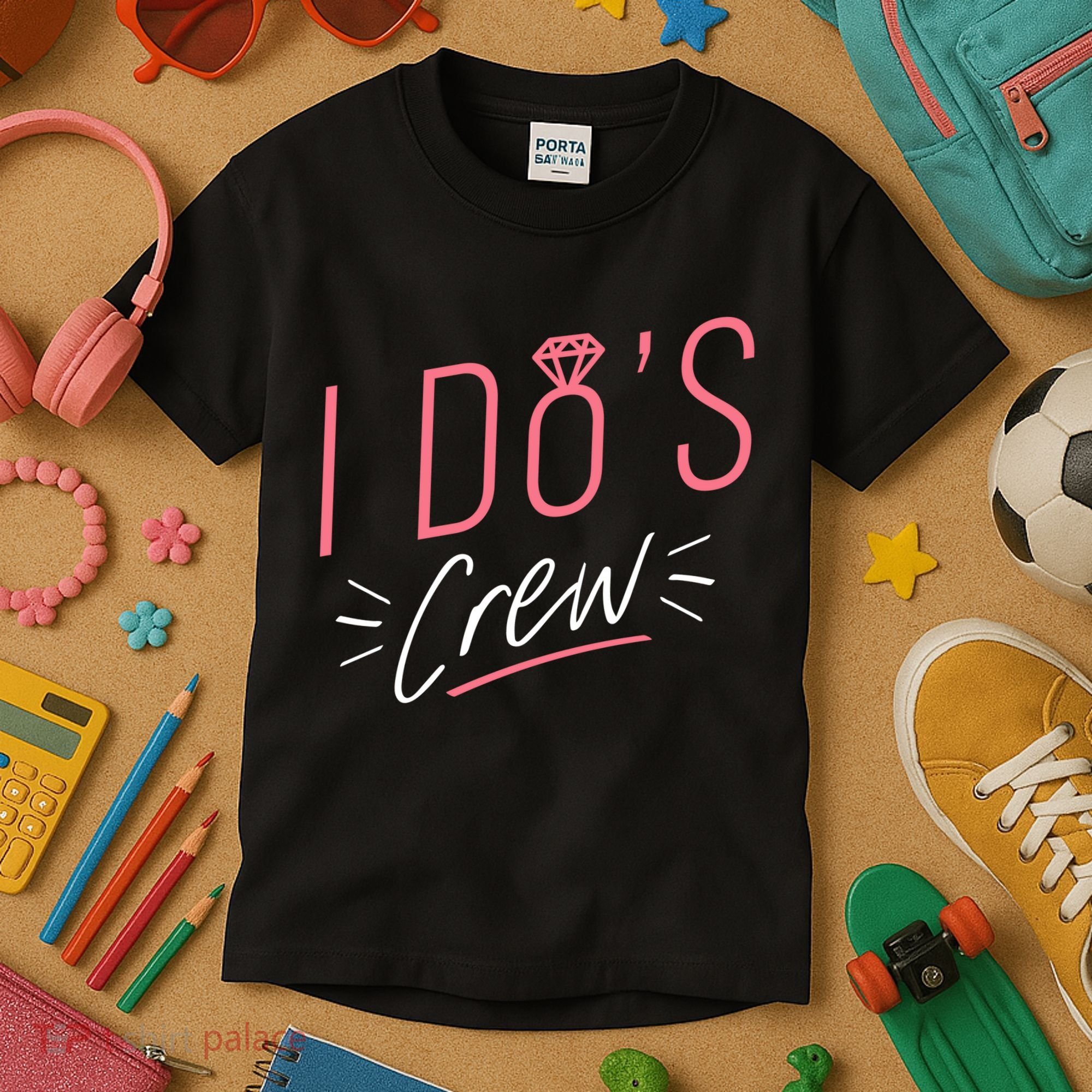 I Do's Crew Bridal Kids T-Shirt