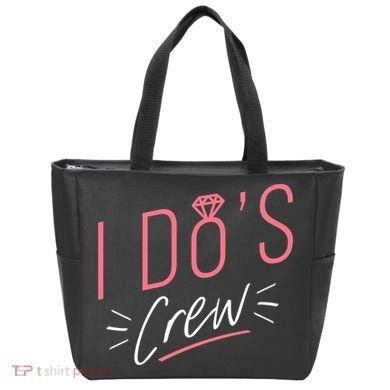 I Do's Crew Bridal Tote Bag