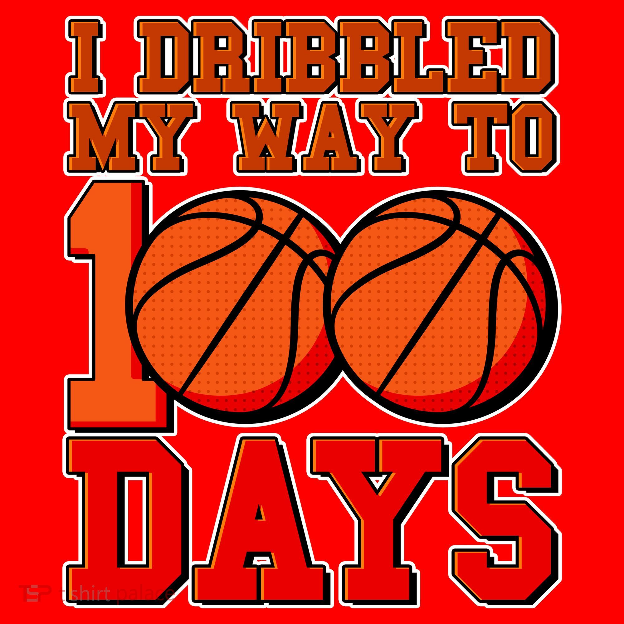 I Dribbled My Way To 100 Days Basketball Santa Hat