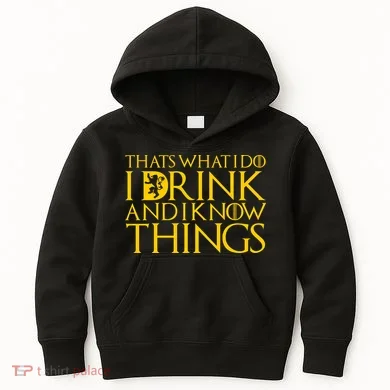 I Drink And Know Things Kids Hoodie