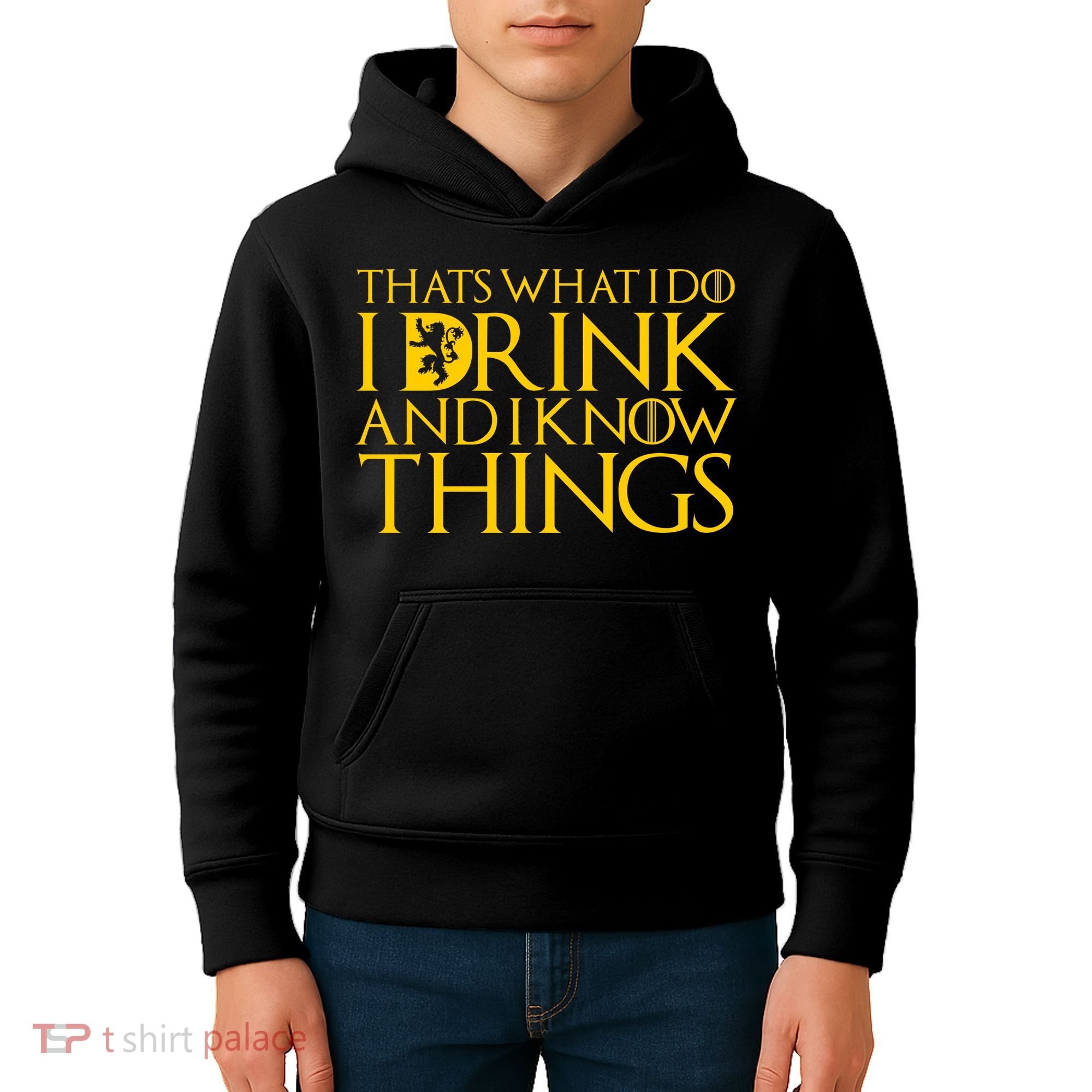 I Drink And Know Things Kids Hoodie