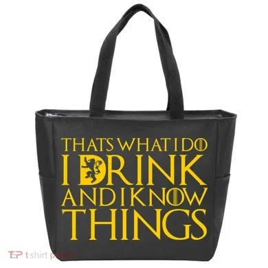 I Drink And Know Things Tote Bag