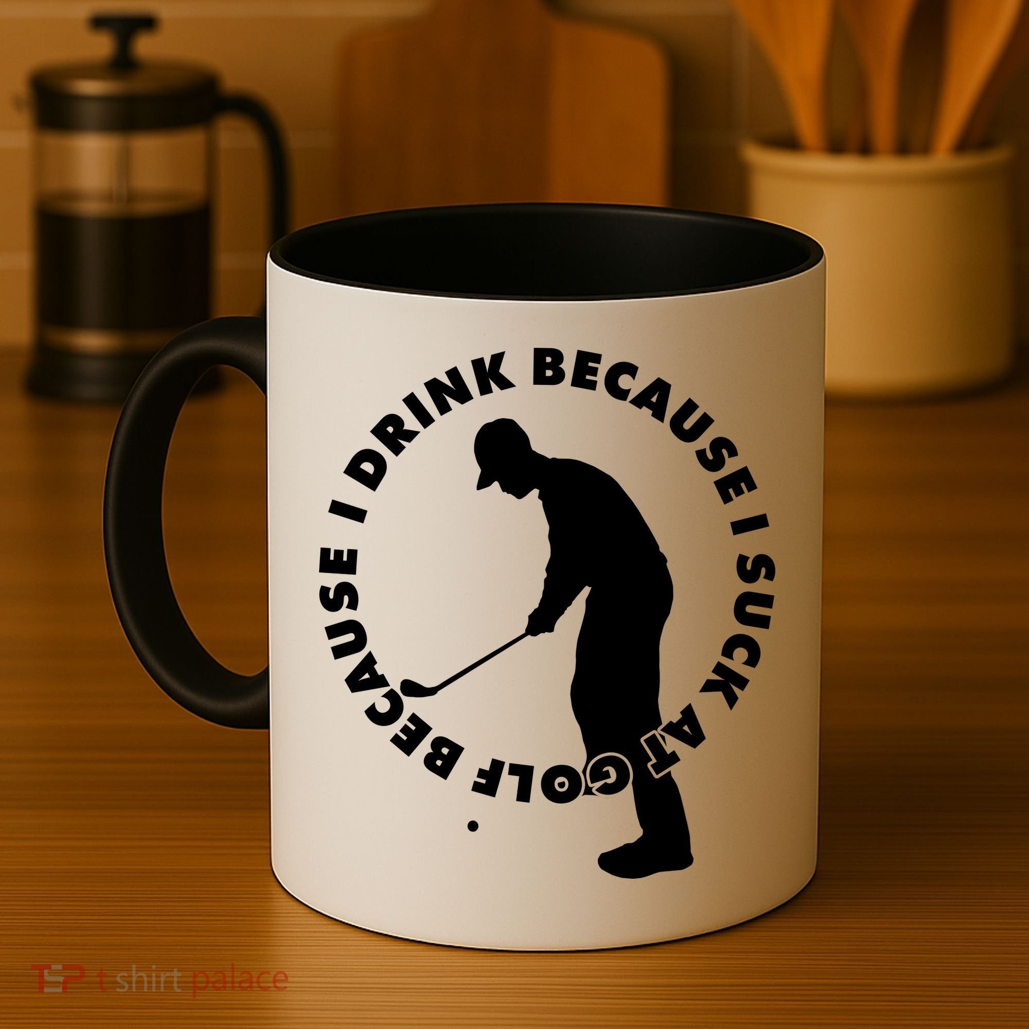 I Drink Because I Suck At Golf Coffee Mug