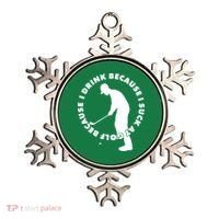 I Drink Because I Suck At Golf Ornament thumb 0