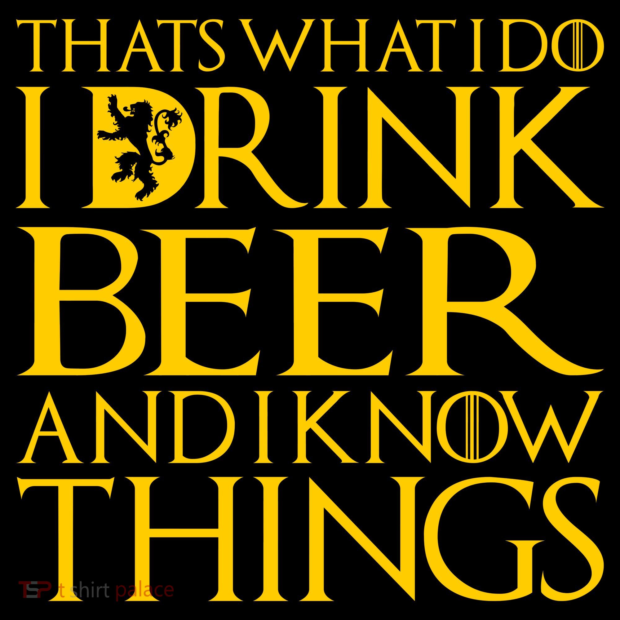 I Drink Beer And I Know Things Ornament