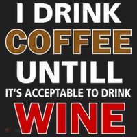 I Drink Coffee Until Wine Women's Sweatshirt thumb 2