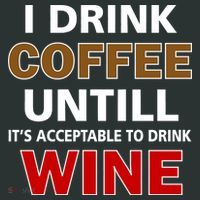 I Drink Coffee Until Wine Backpack thumb 2
