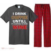 I Drink Coffee Until Wine Pajama Set thumb 0