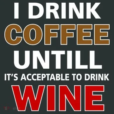 I Drink Coffee Until Wine Tall Hoodie