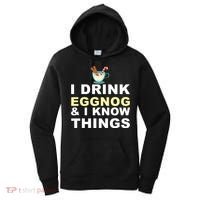 I Drink Eggnog And Know Things Women's Hoodie thumb 0