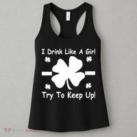 I Drink Like A Girl Try To Keep Up Women's Tank Top thumb 3