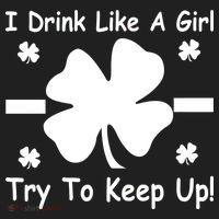 I Drink Like A Girl Try To Keep Up Golf Towel thumb 3