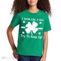 I Drink Like A Girl Try To Keep Up Kids T-Shirt thumb 2