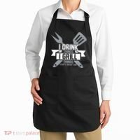 I Drink Thinks Grill Things That's What I Do Apron thumb 2