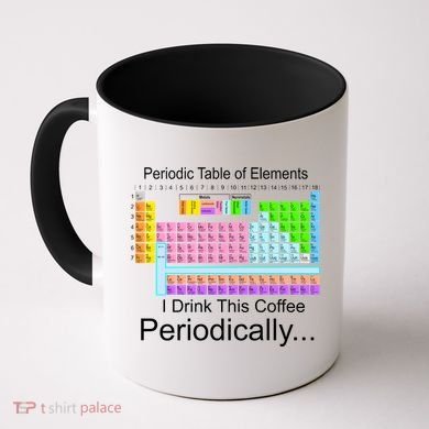 I Drink This Coffee Periodically Mug - Periodic Table of Elements Coffee Mug
