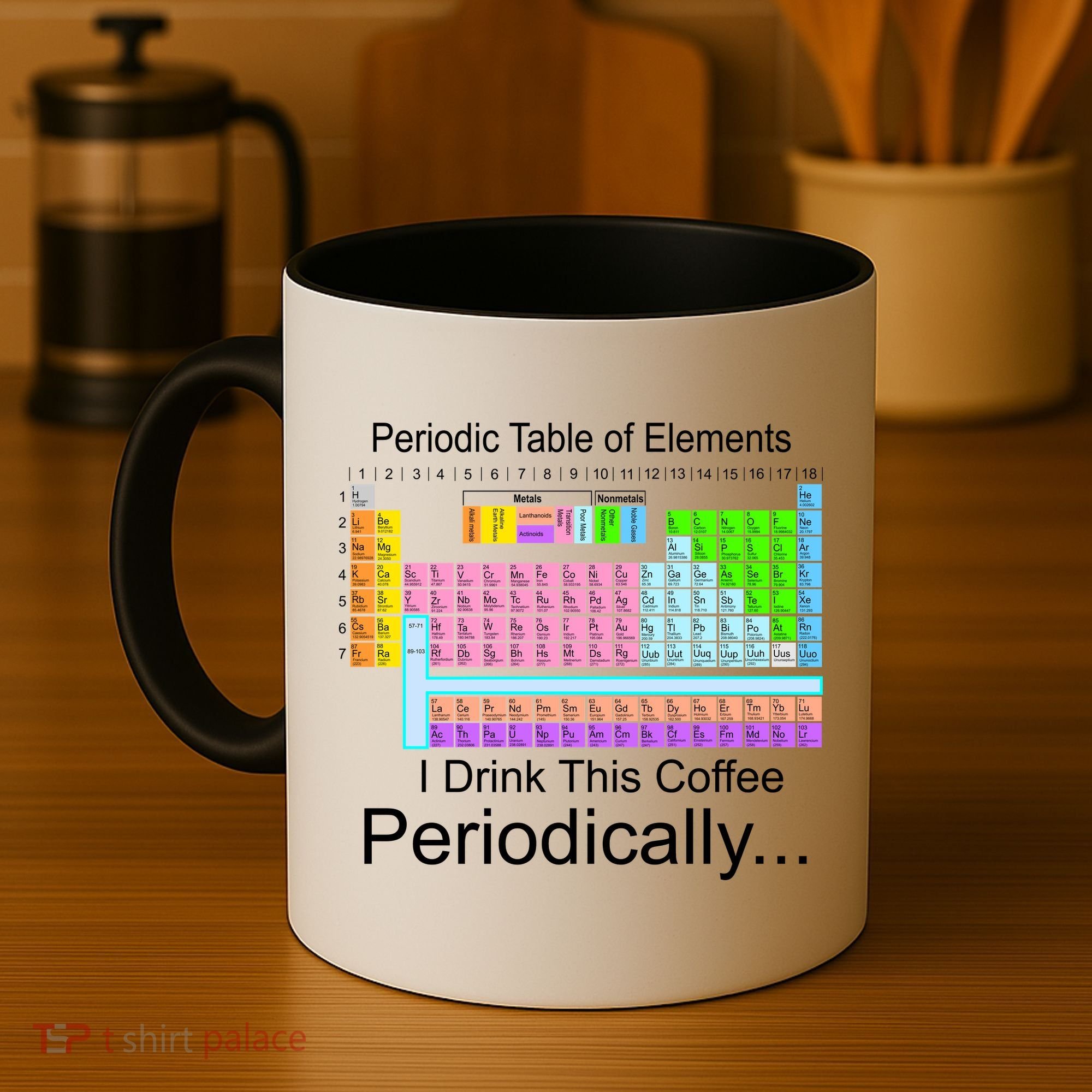 I Drink This Coffee Periodically Mug - Periodic Table of Elements Coffee Mug
