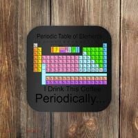 I Drink This Coffee Periodically Mug - Periodic Table of Elements Coaster thumb 0