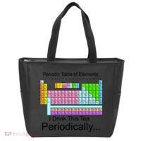 I Drink This Tea Periodically Periodic Table of Elements Tote Bag thumb 0