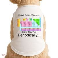 I Drink This Tea Periodically Periodic Table of Elements Doggie Tank thumb 0