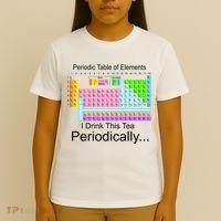 I Drink This Tea Periodically Periodic Table of Elements T-Shirt thumb 4